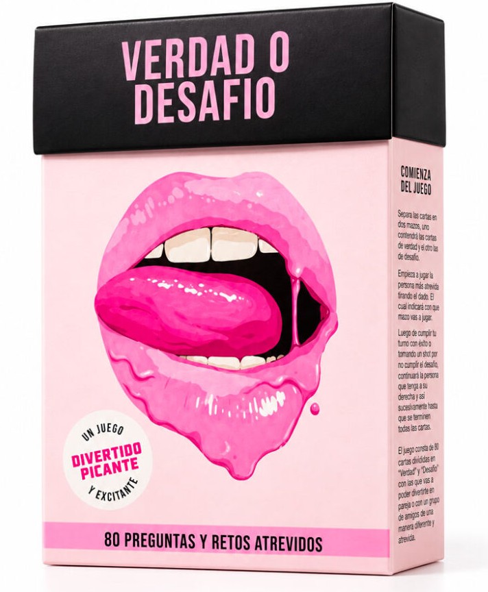 Juego Cartas Verdad Desafío x80