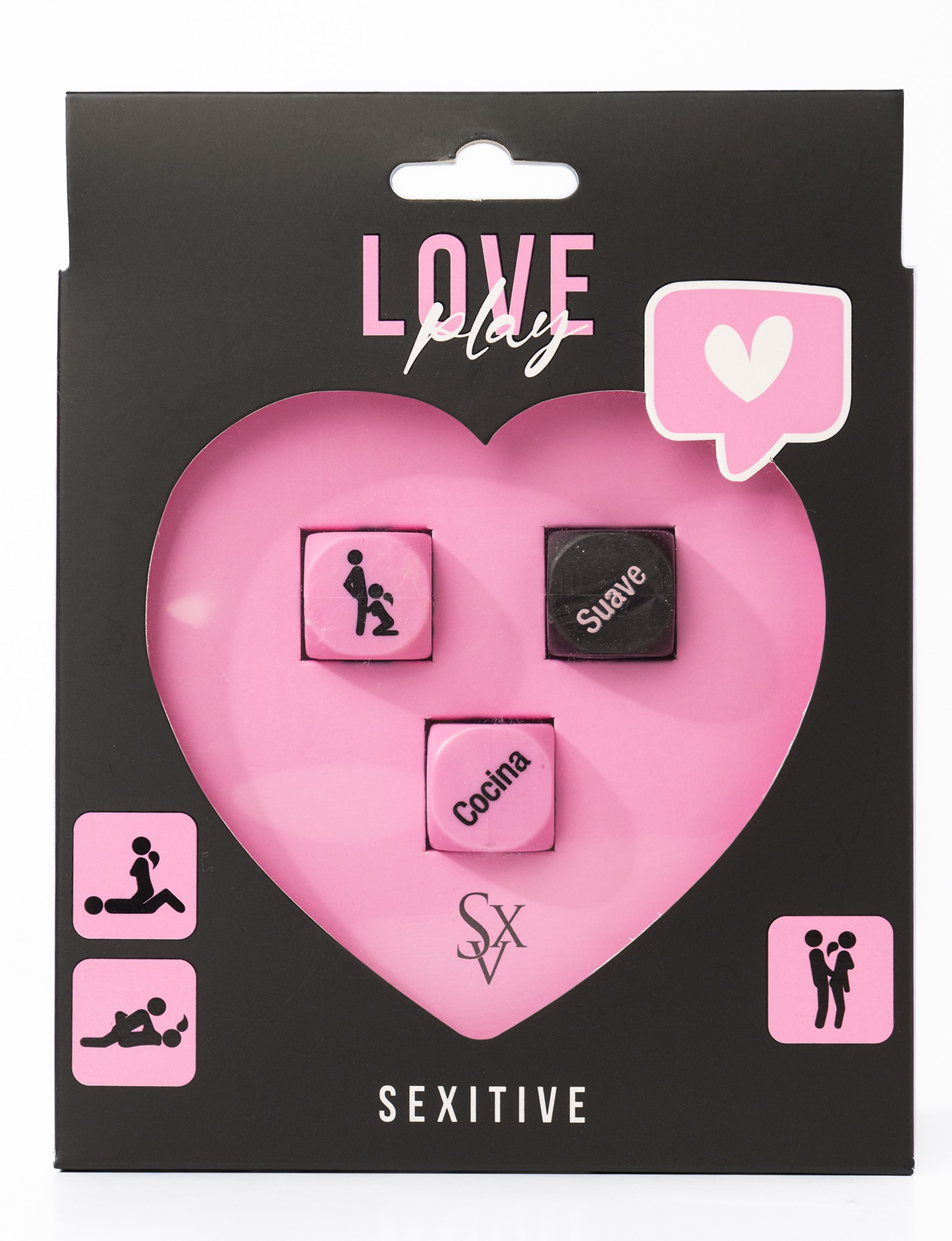 Love Play – 3 dados (Velocidad, Lugar, Posición)